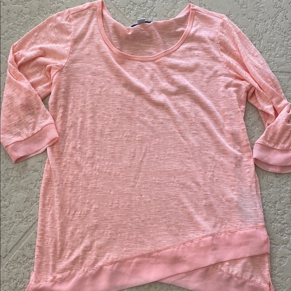 Simply Noelle Tops - Simply Noelle Pink Long Sleeve Tee